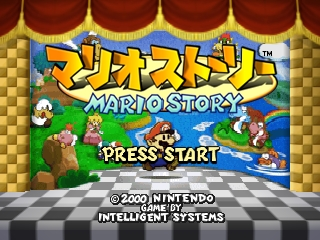 Mario Story (Japan) Title Screen